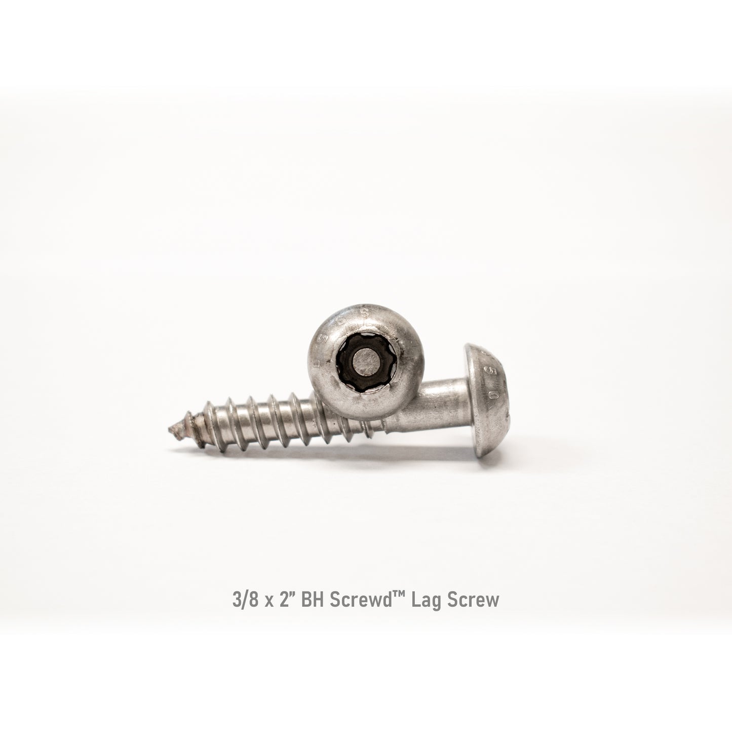 3/8-7 Button Head Screwd® Security Lag Screws