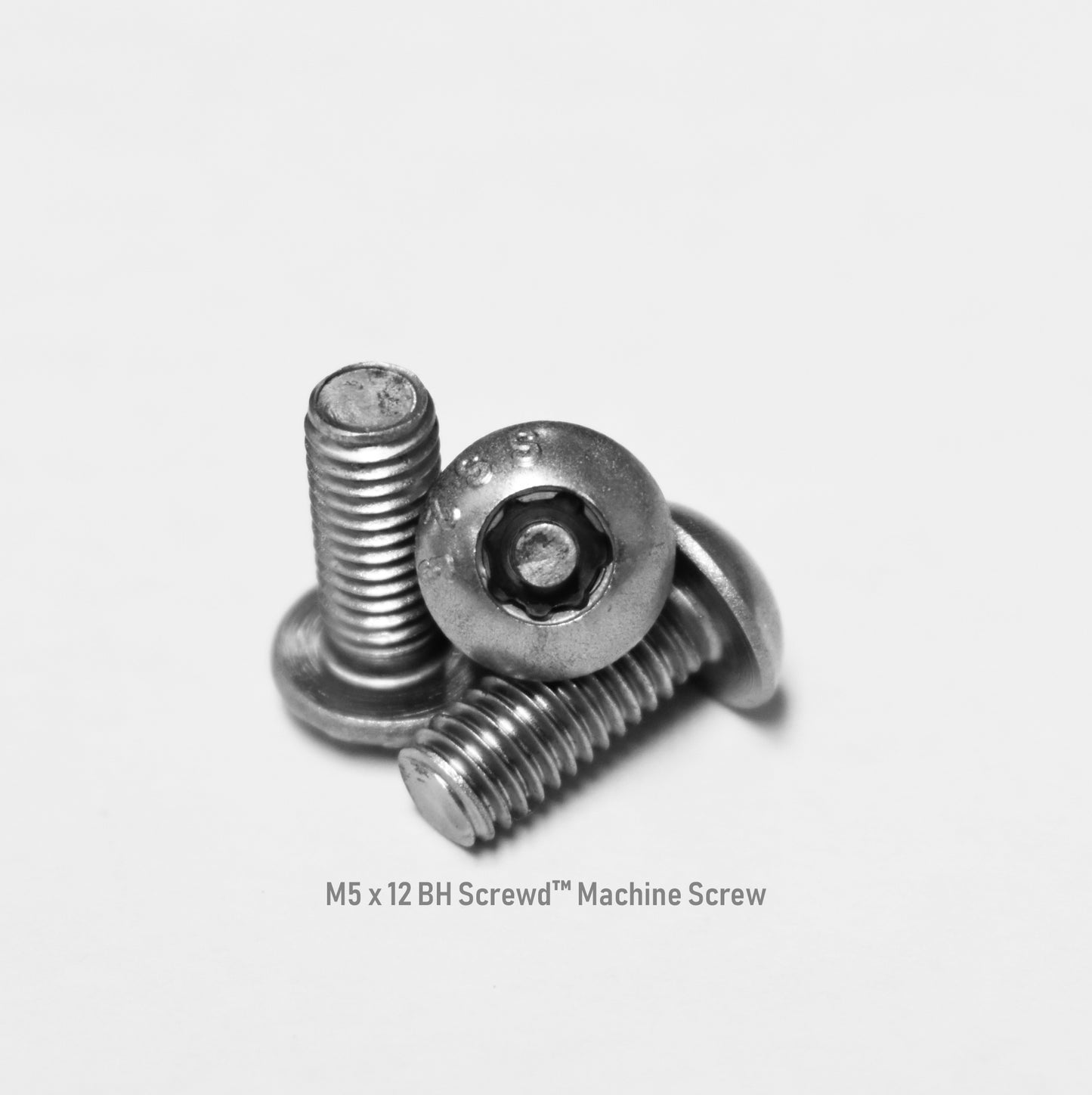 M5 x 12 Button Head Screwd® Security Metric Machine Screw Made out of Stainless Steel