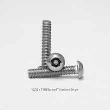 Load image into Gallery viewer, 10-32 x 1&quot; Button Head Screwd® Security  Machine Screw Made out of Stainless Steel
