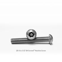 Load image into Gallery viewer, 3/8-16 x 2 1/2&quot; Button Head Screwd® Security  Machine Screw Made out of Stainless Steel