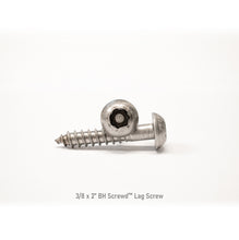 Load image into Gallery viewer, 3/8-7 Button Head Screwd® Security Lag Screws