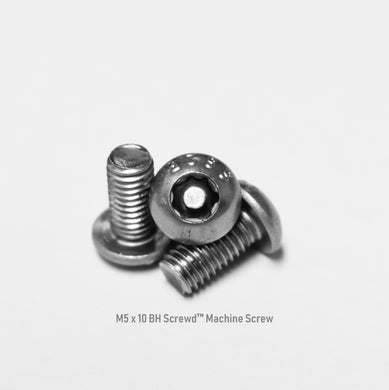M5 x 10 Button Head Screwd® Security Metric Machine Screw Made out of Stainless Steel