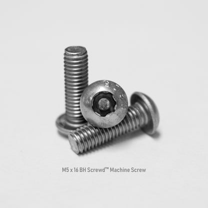 M5 x 16 Button Head Screwd® Security Metric Machine Screw Made out of Stainless Steel