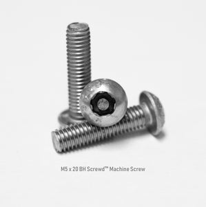 M5 x 20 Button Head Screwd® Security Metric Machine Screw Made out of Stainless Steel