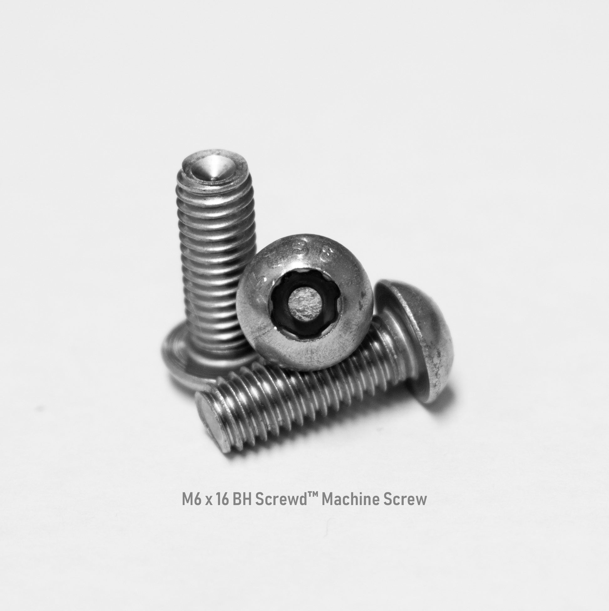 M6 x 16 Button Head Screwd® Security Metric Machine Screw Made out of Stainless Steel