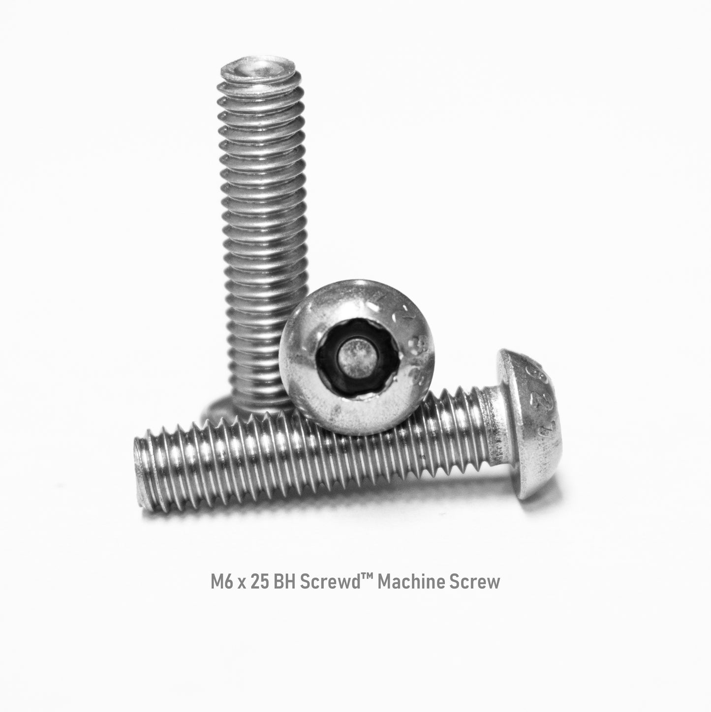 M6 x 25 Button Head Screwd® Security Metric Machine Screw Made out of Stainless Steel
