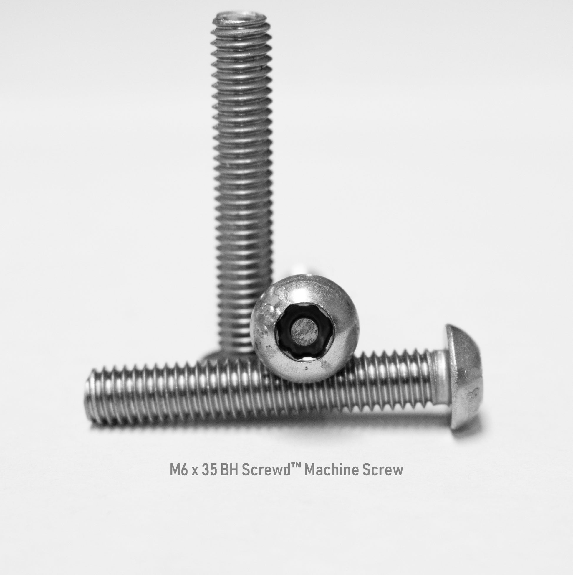 M6 x 35 Button Head Screwd® Security Metric Machine Screw Made out of Stainless Steel