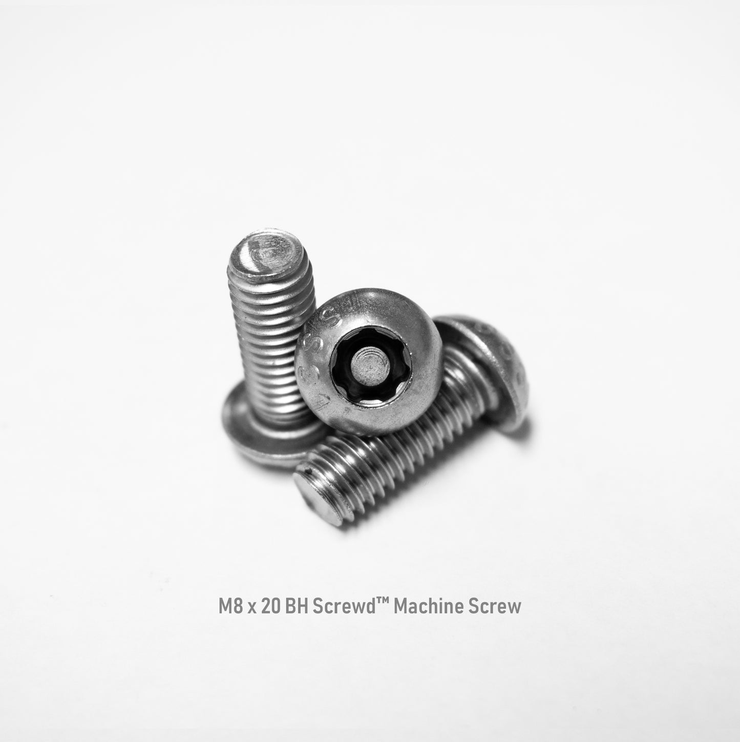 M8 x 20 Button Head Screwd® Security Metric Machine Screw Made out of Stainless Steel